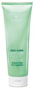 Evergreen_Body-Lotion Produktfoto: Evergreen Body Lotion. Grüne Tube mit 250ml oder 490 ml Körperlotion für eine vitale, gesunde Haut